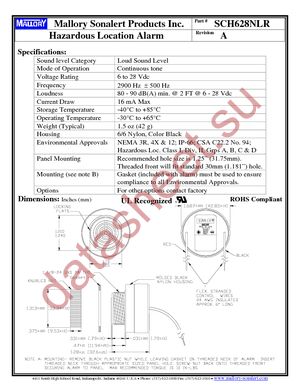 SCH628NLR datasheet  